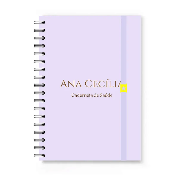 Caderneta de Vacinação Florart Lilás
