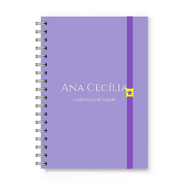 Caderneta de Vacinação Florart Roxa
