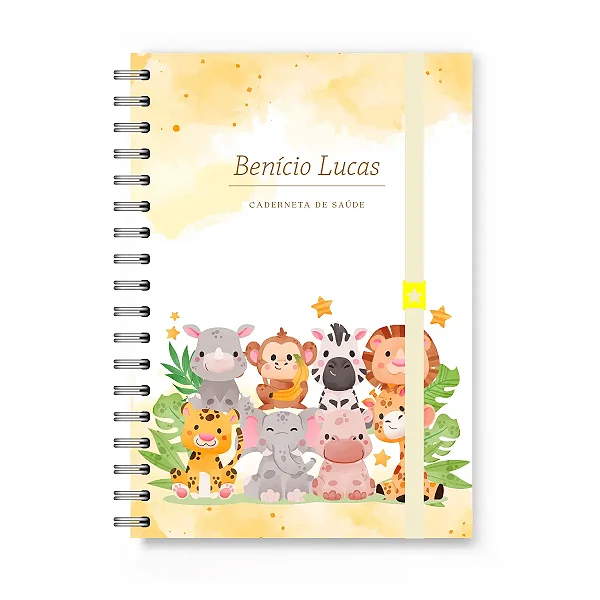 Caderneta de Vacinação Florart Safari