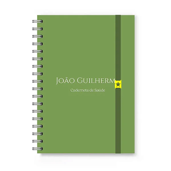 Caderneta de Vacinação Florart Verde