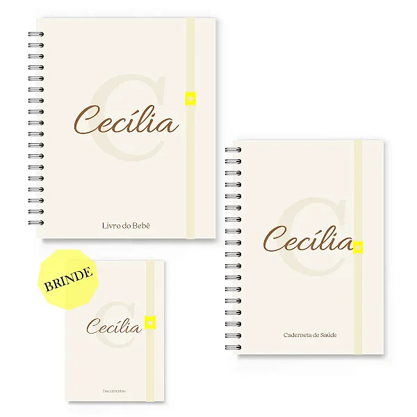 Kit Maternidade Florart Alfabeto Bege