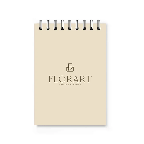 Bloco de Anotações Personalizado A6 | Brinde Para Empresas