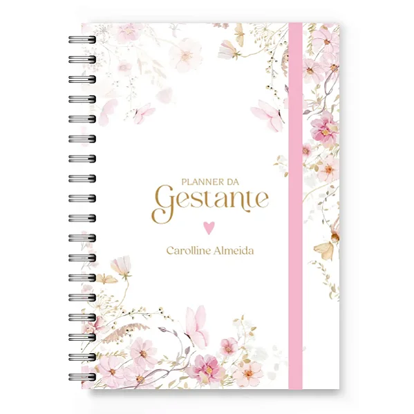 Planner da Gestante Florart Floral