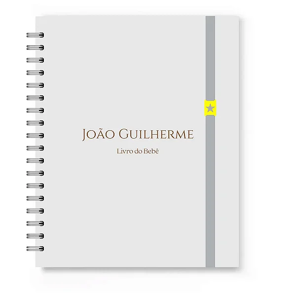 Livro do Bebê Florart Cinza