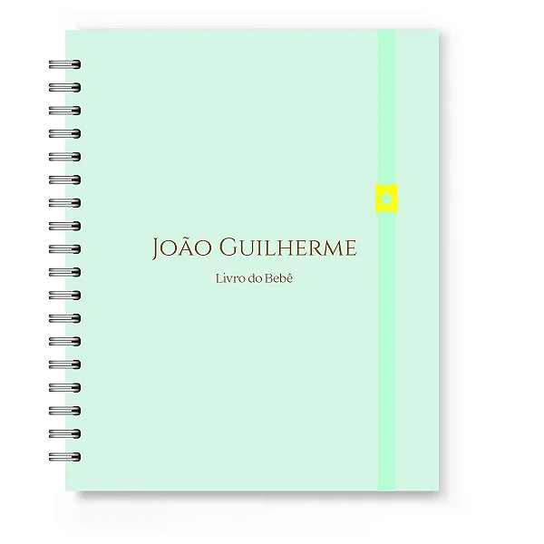 Livro do Bebê Florart Verde Água