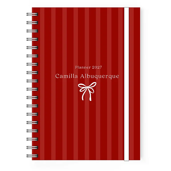 Planner 2027 Florart Coleção Listrados