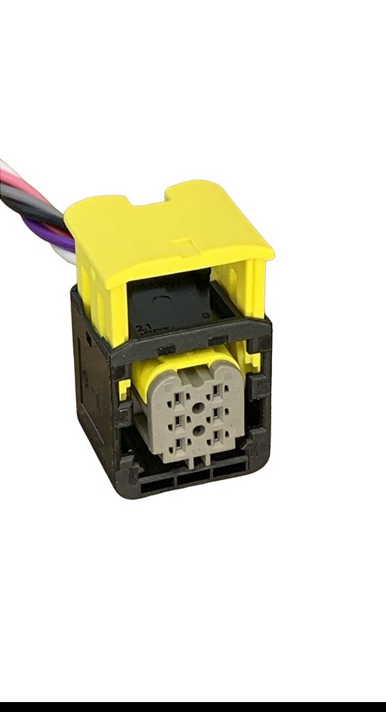 Chicote Plug Conector Pisca Dianteiro Seta Scania S5 6 Vias