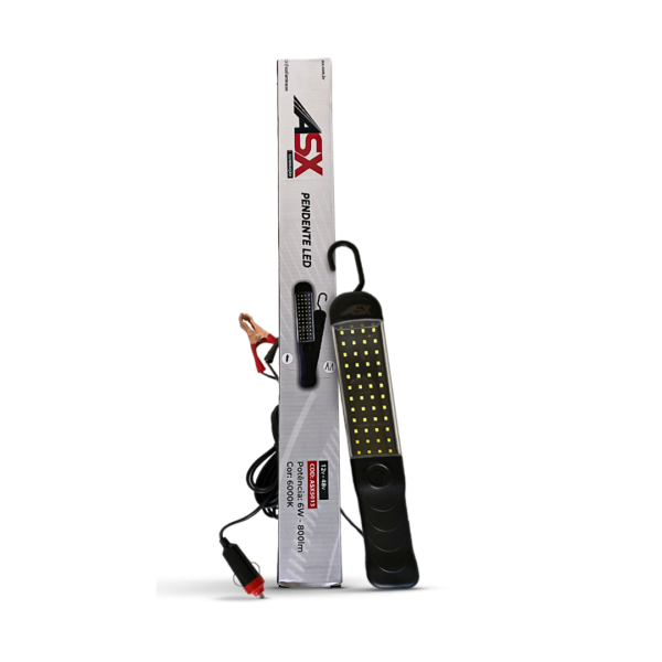 Pendente Led 12v 5m C/ Garra para Mecânico 12v 800 Lúmens