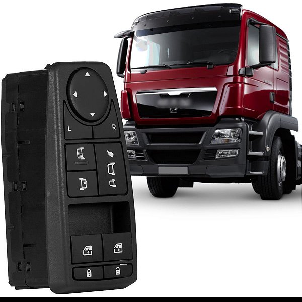 Comando Vidro Elétrico Caminhão Man TGX Completo LE