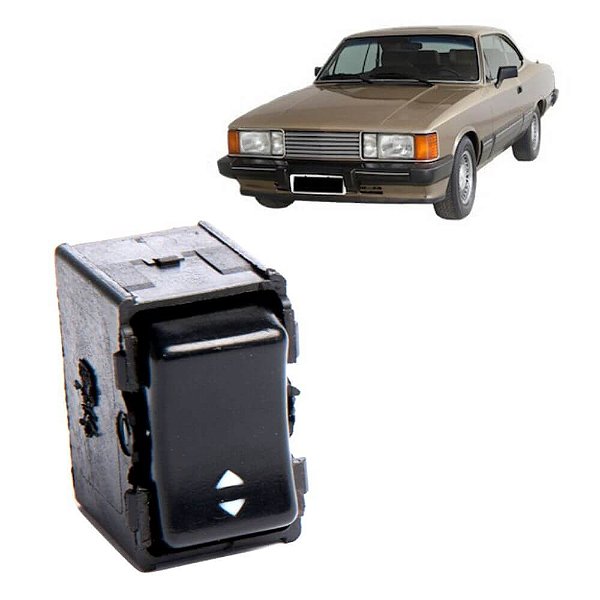 Botão Interruptor Vidro Elétrico Simples Monza 1985 Até 1987