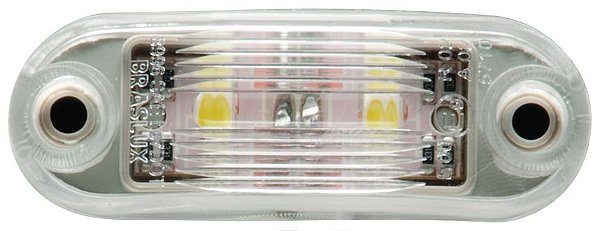 Lanterna Led Luz Placa Degrau Teto Onibus - 12v / 24v - Cristal