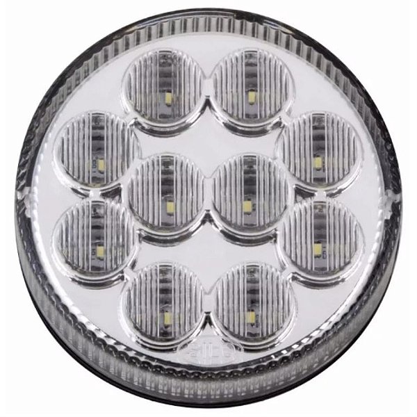 LLanterna de LED Dianteira Cristal Bivolt 96MM
