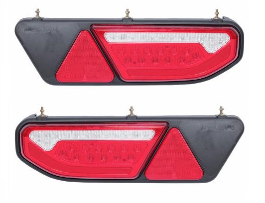 Par Lanterna Rodo Trem Braslux Original Com Lateral