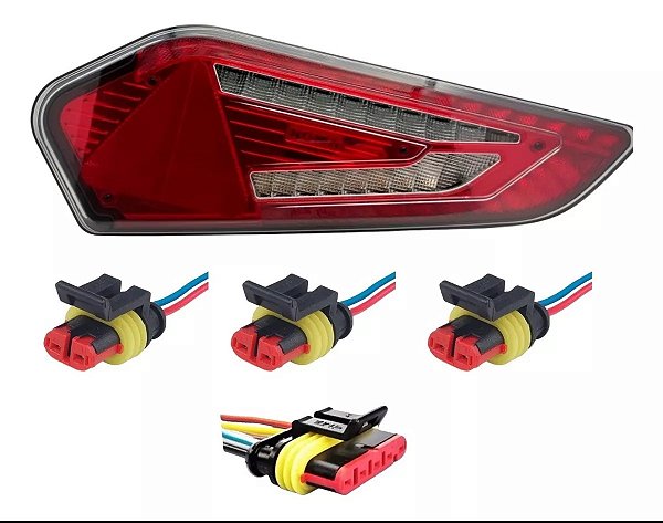 Lanterna Traseira Noma Led 24v Lado Direito - Com Conectores