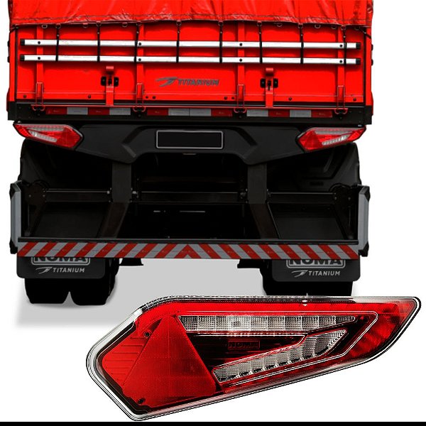 Lanterna Traseira Noma Titanium LED 24 Volts Lado Direito