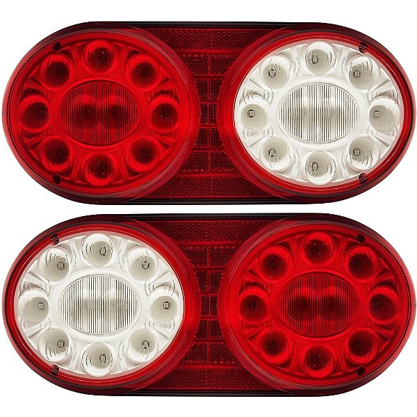 Par Lanterna Carreta Randon Led 2011 A 2013 Refil Reposição