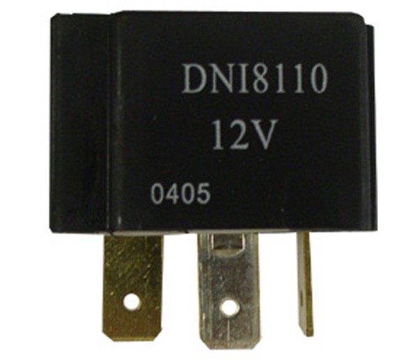 Relé Auxiliar Universal Com Fusível 30a - 12v Dni8110