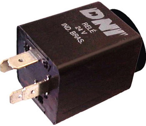 Relé de Parada Solicitada 24V 4 Pinos Uso Geral