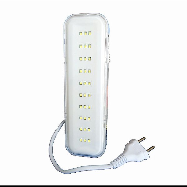 Luminária de Emergência Balizadora LED Bivolt 30 LED SMD