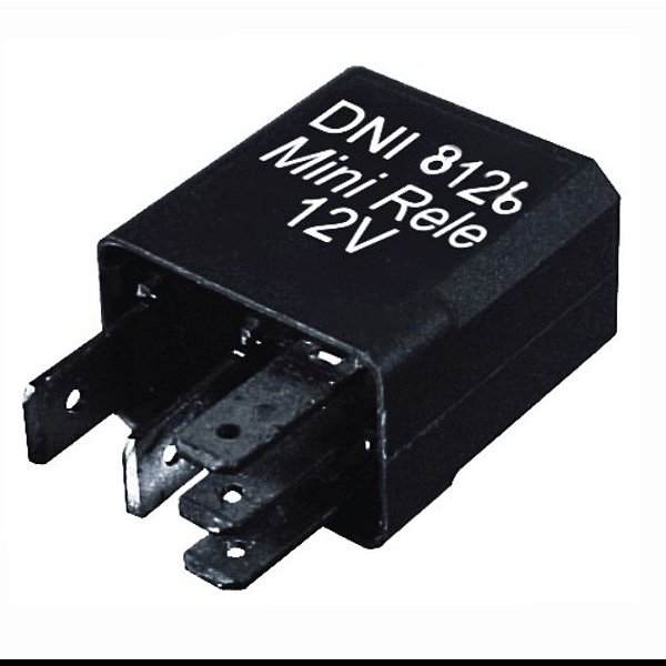 Mini Relé Auxiliar Reversor 30/20 Amperes 12 Volts Com Diodo