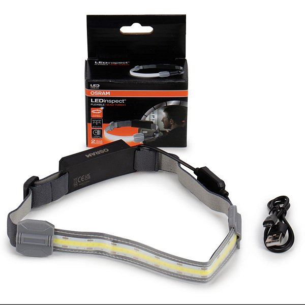 Farol Lanterna Cabeça Led Recarregável Sensor Movimento