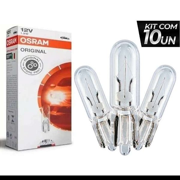 Lâmpada T5 2721 1.2w 12v Com 10 Peça Osram