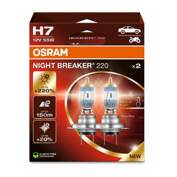 Lâmpada H7 OSRAM Night Breaker 220