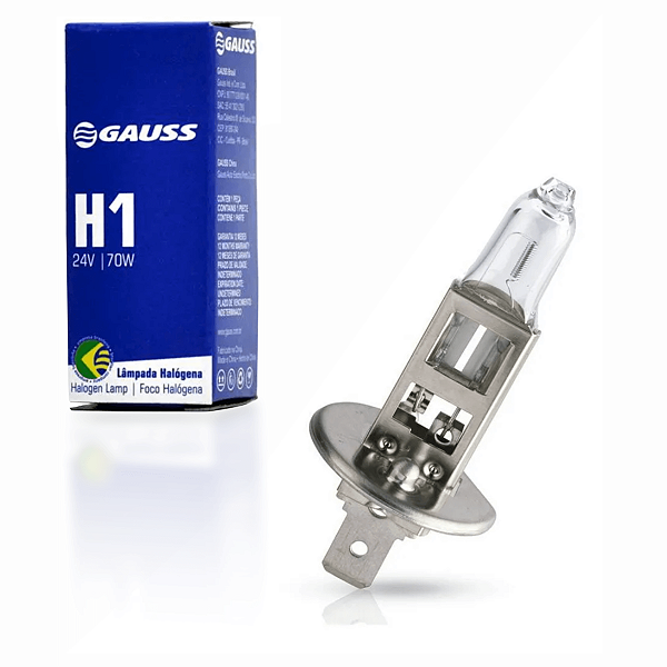 Lâmpada H1 Farol Alto Baixo Neblina Gauss Original 12v 55W