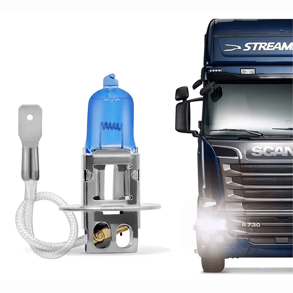 Lâmpada Halógena Transparente H3 24v 70w - Gauss