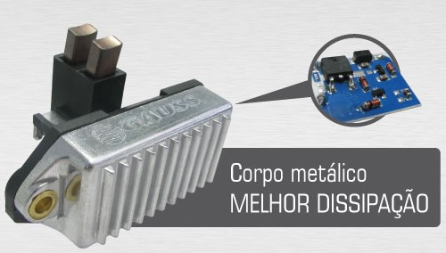 Regulador de Voltagem Alternador Scania, Volvo Reforçado 28v 24v GA0018