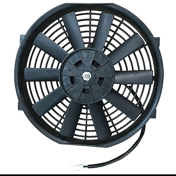 Eletroventilador Universal 12 Volts 10 Polegadas 10 Pas Retas
