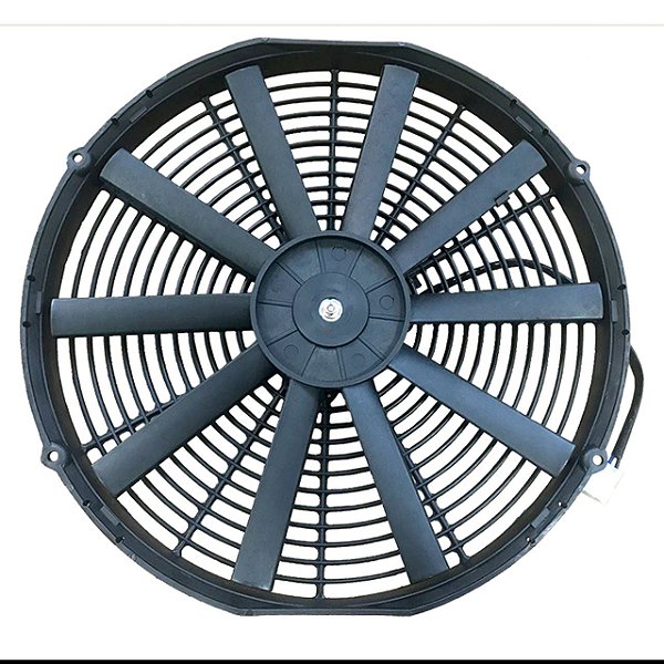 Motor Ventilador Universal 12V 16 Polegadas 10 Pas Retas