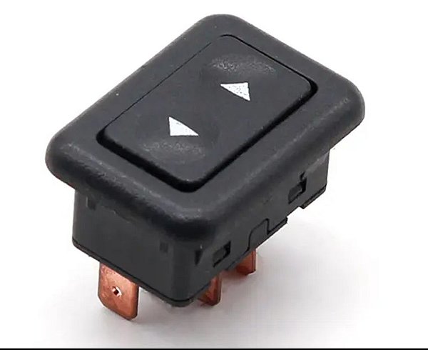 Botão Simples Vidro Elétrico Escort 87 88 89 90 91 92 Gl Xr3