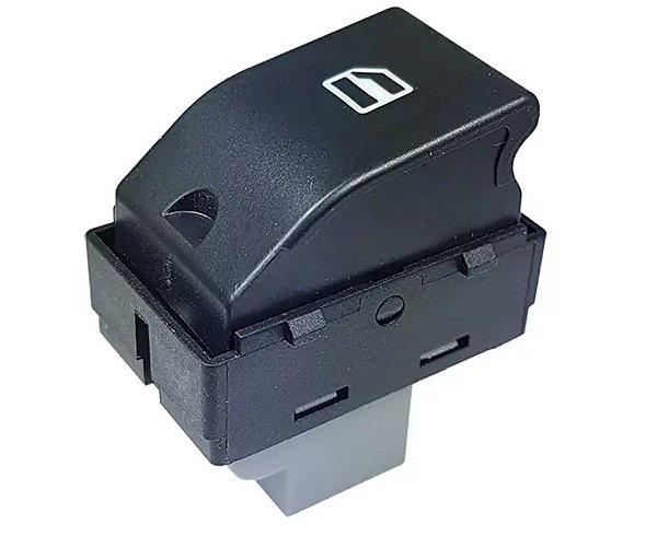 Botão De Vidro Elétrico Gol G5 G4 G6 G7 Base Marrom