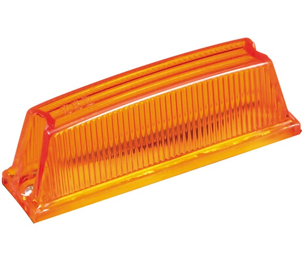 Lente Lanterna Delimitadora Universal Amarela Topo Furgão Caminhão