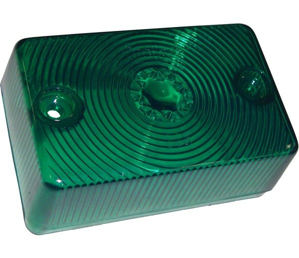 Lente Lanterna Lateral Recrusul Verde