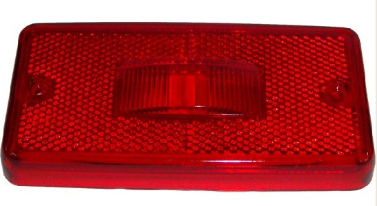Lanterna Latera Vermelho LED Modelo Fachinni Com Refrorefletor