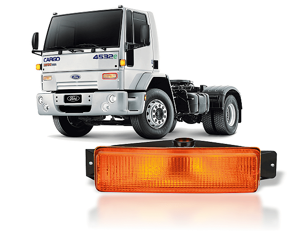 Lanterna Frontal Pisca para caminhão Ford Cargo Ambar L/Esquerdo