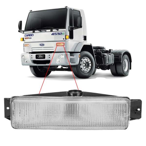 Lanterna Frontal Pisca para caminhão Ford Cargo Cristal L/Esquerdo