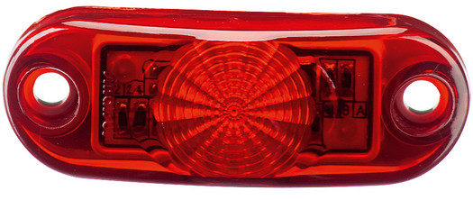 Lanterna Delimitadora Vermelha Carreta Caminhão Bivolt Led C/fios