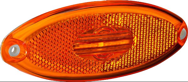 Lanterna Elipse Saida Fios Led Amarela S/suporte