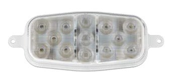 Lanterna Interna Aplicação Baú 13 Led Cristal 24 Volts