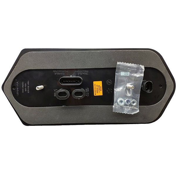 Lanterna Led Traseira 4 Funções Bivolt C/ Guia Luz Reboque