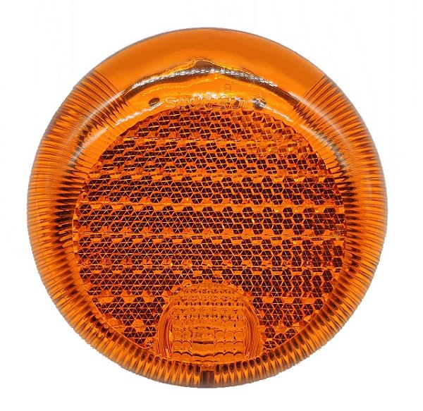 Lanterna Caminhão Constellation LED Amarelo Bivolt Posição e Pisca 2 Vias