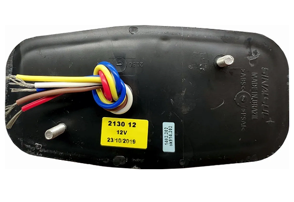 Par De Lanterna Traseira Led Reboque Carretinha Canoinha 12v