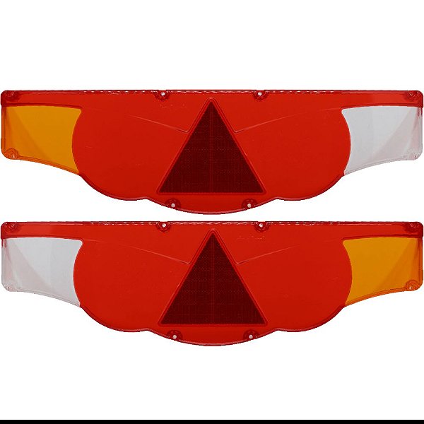 Par Lente Traseira Com Triangulo Retrorrefletor Sinalsul 707