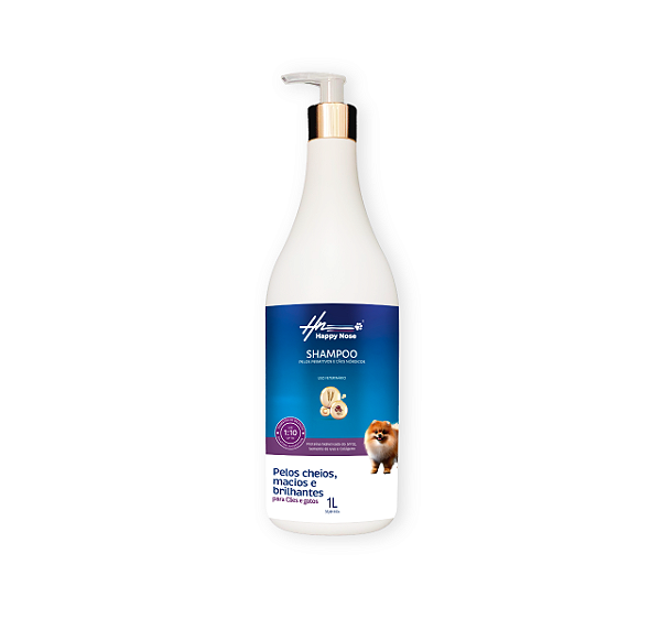 Shampoo Pelos Primitivos De Cães Nórdicos Pet Happy Nose - 1L