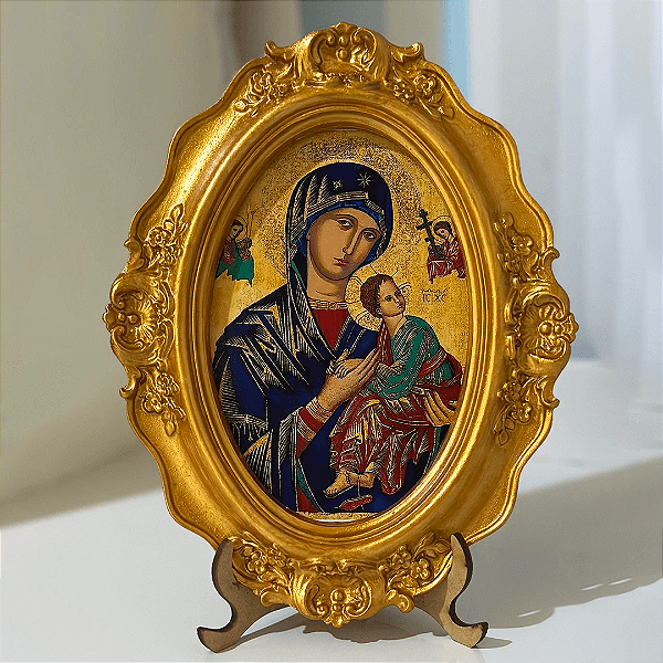 Quadro Nossa Senhora do Perpétuo Socorro | 21x16 cm