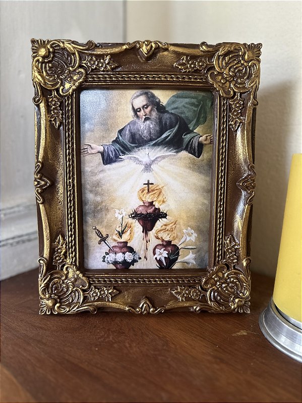 Quadro Santíssima Trindade | 28x25 cm