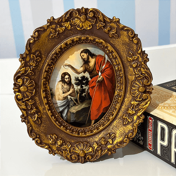 Quadro Batismo do Senhor | 15x13cm